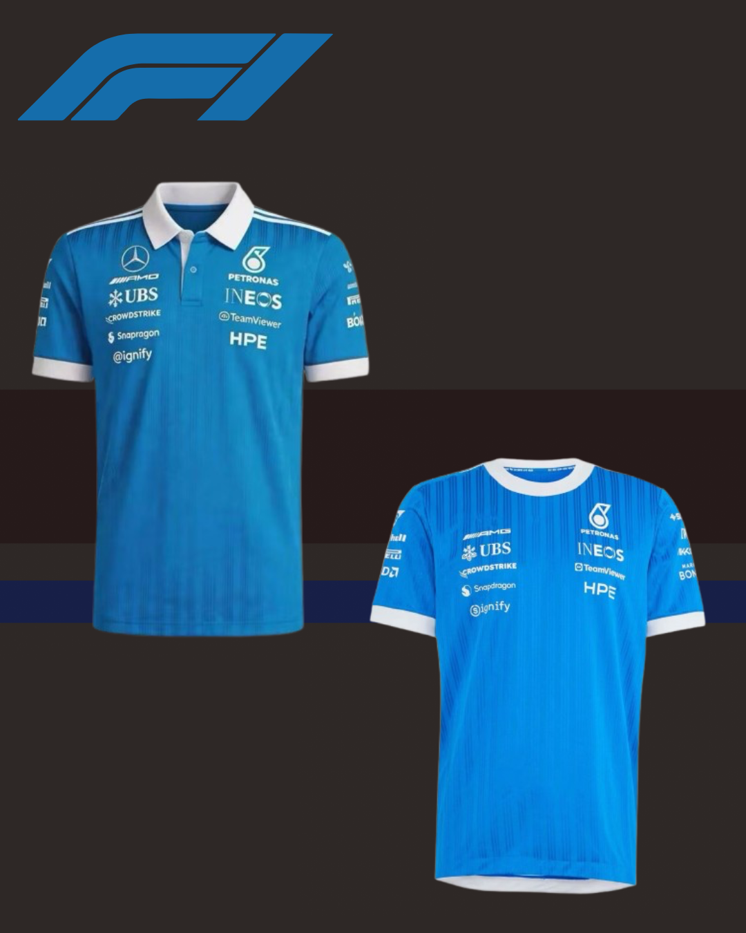 ⚡️🇩🇪🏁 MERCEDES-AMG PETRONAS OFFICIAL TEAM POLO | THE PODIUM APPAREL PH