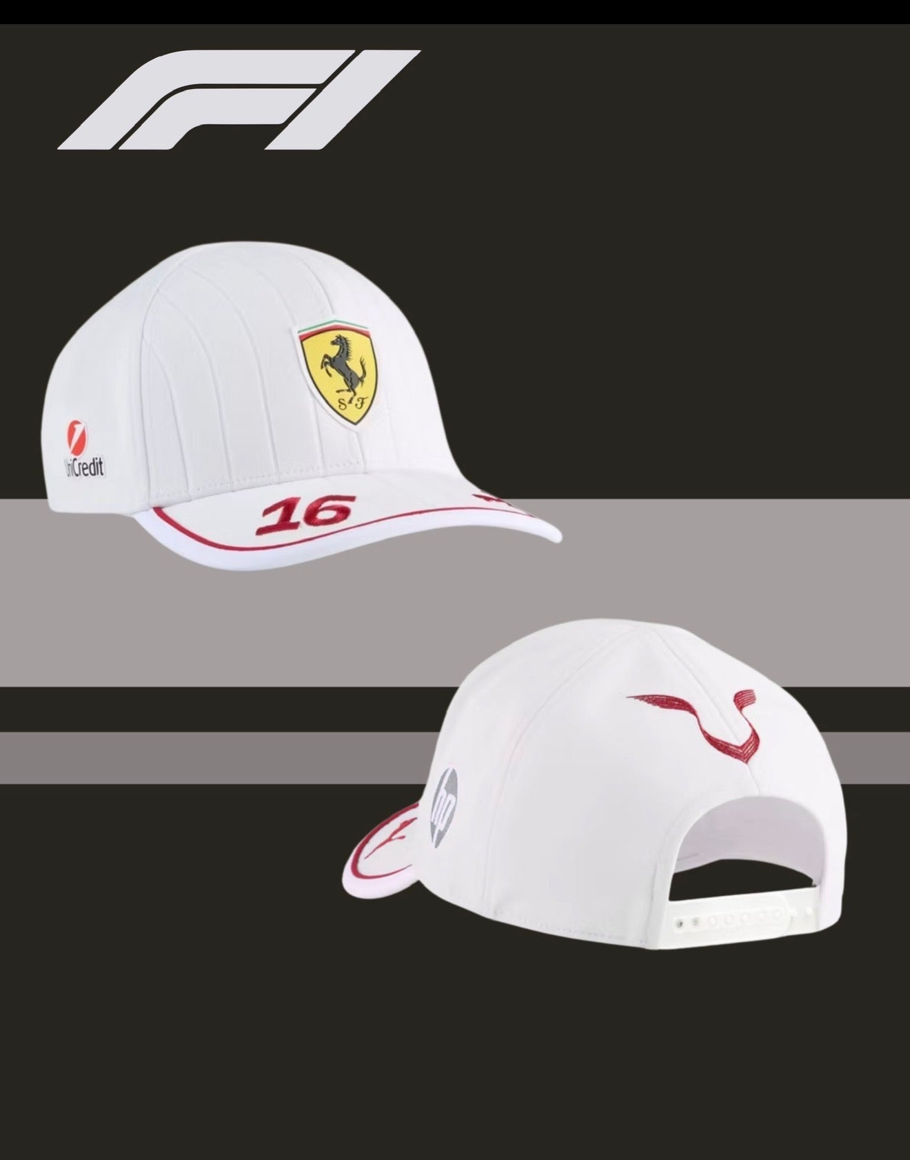 🔴🏁 FERRARI OFFICIAL TEAM CAP | THE PODIUM APPAREL PH