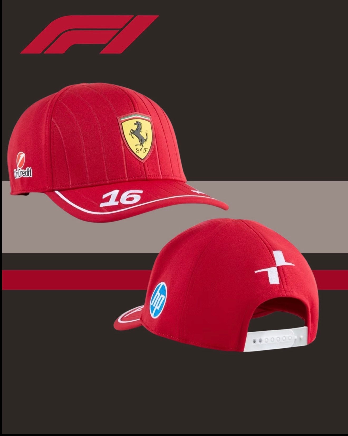 🔴🏁 FERRARI OFFICIAL TEAM CAP | THE PODIUM APPAREL PH