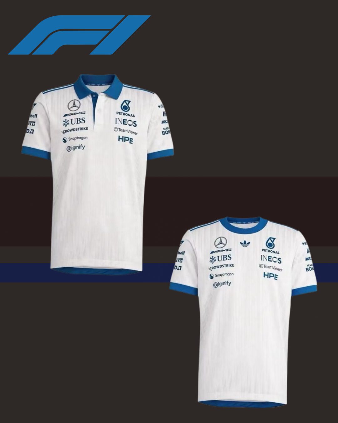 ⚡️🇩🇪🏁 MERCEDES-AMG PETRONAS OFFICIAL TEAM POLO | THE PODIUM APPAREL PH