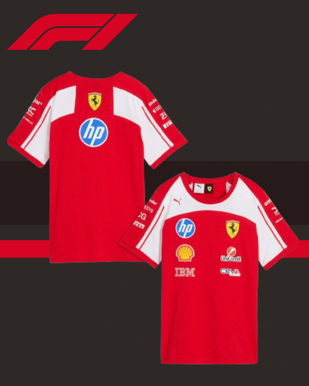 🔴🏁 SCUDERIA FERRARI 2026–2027 OFFICIAL TEAM POLO & SHIRT