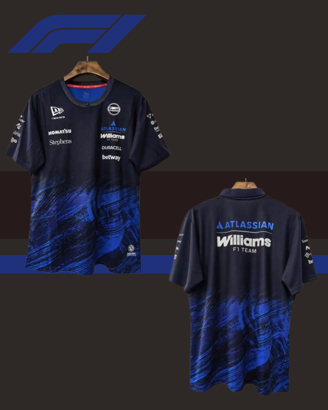 🇬🇧🏁 WILLIAMS RACING 2026–2027 OFFICIAL TEAM POLO & SHIRT