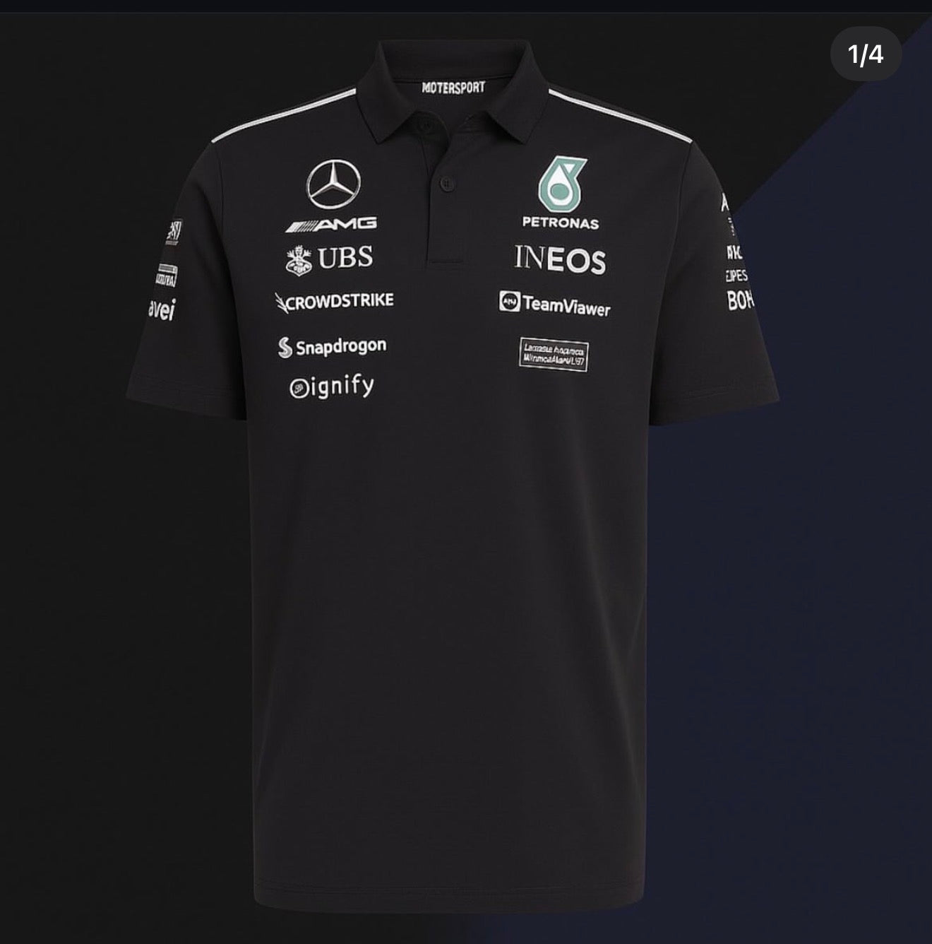 🏁 MERCEDES-AMG PETRONAS F1 TEAM 2025 OFFICIAL TEAM SHIRT