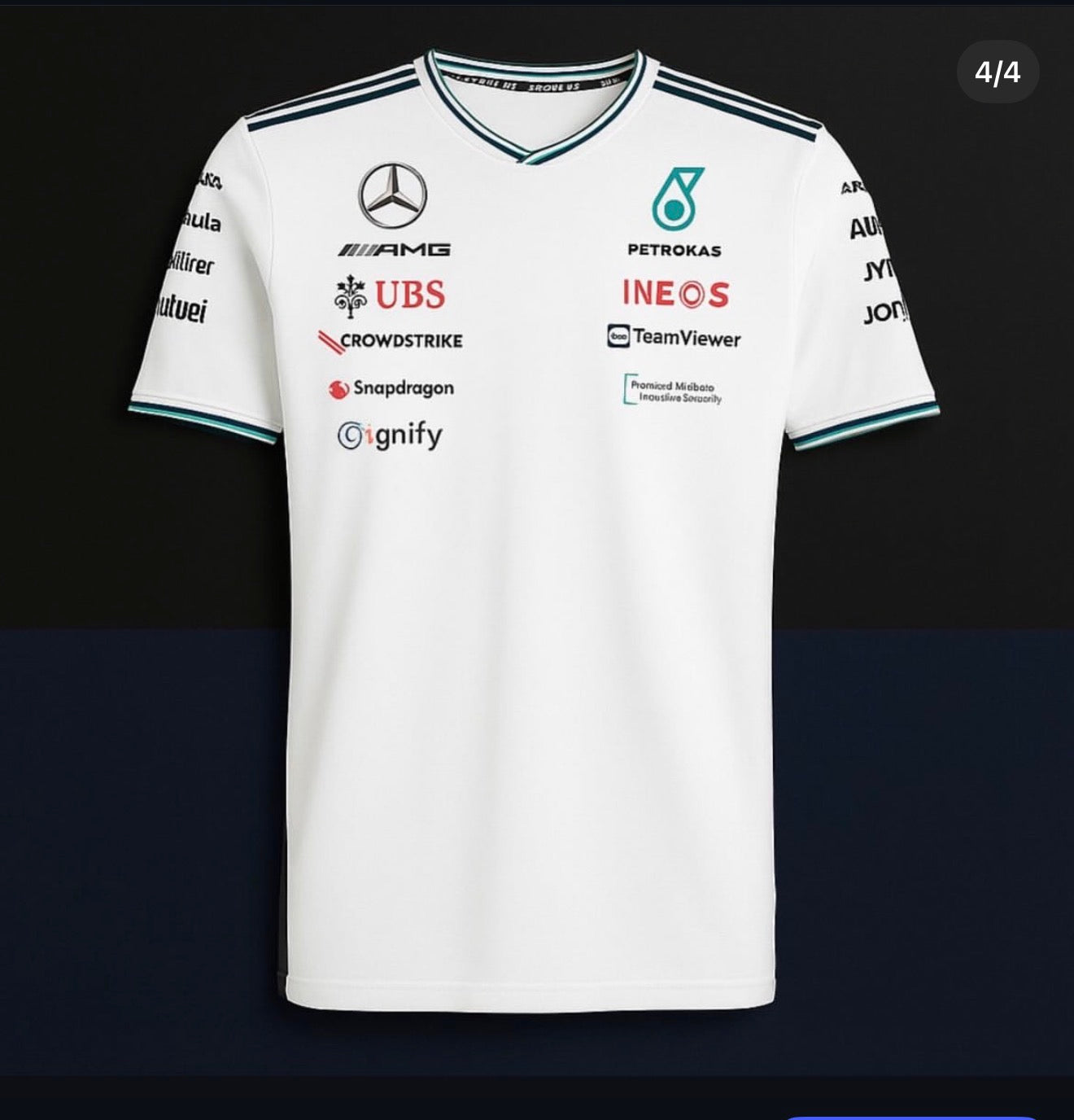🏁 MERCEDES-AMG PETRONAS F1 TEAM 2025 OFFICIAL TEAM SHIRT