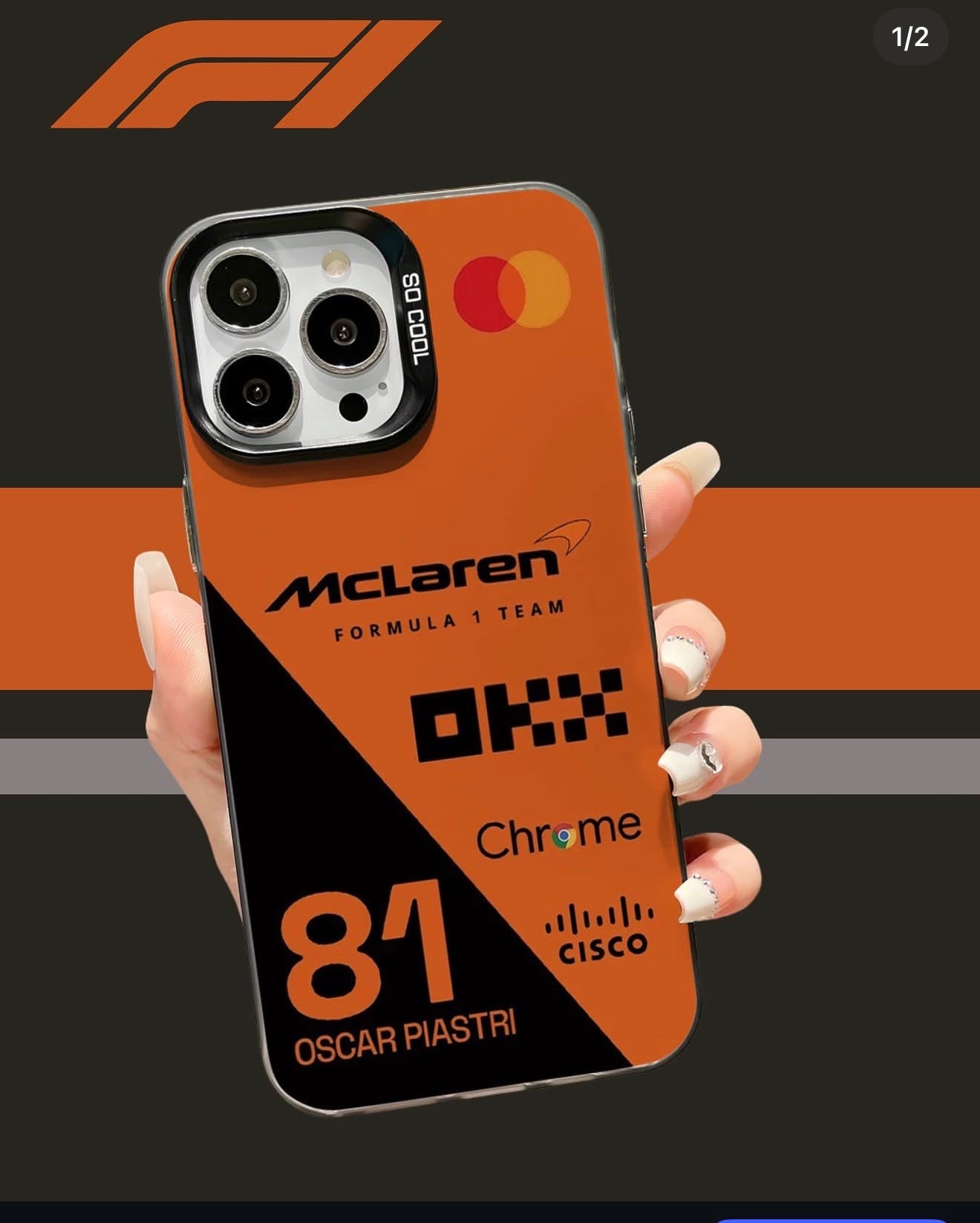 🧡🇵🇭🏁 McLAREN F1 TEAM FILIPINO ARTIST INSPIRED PHONE CASE